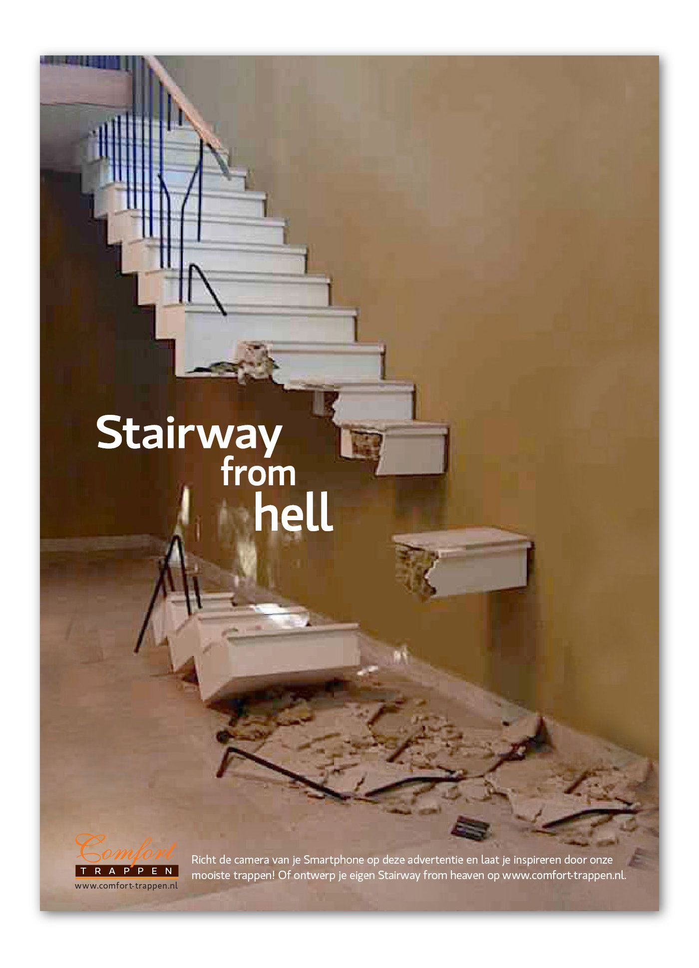 Advertentie Stairway to hell